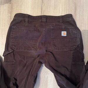 Carhartt Brown Cargo Pants Durable Workwear